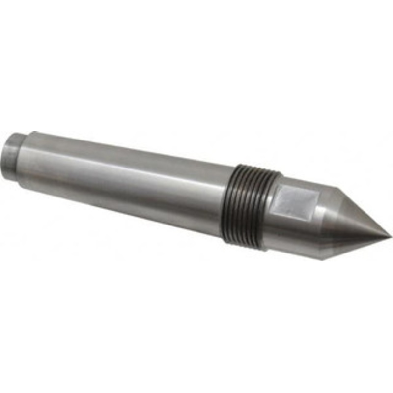 Riten 1-1/4 Head Diam, Carbide-Tipped Steel Standard Point Solid Dead Center 4MT Morse Taper, 1-1/4 Point Diam, 2 Point Length, 2-29/32 OAL 68914 – 97447312