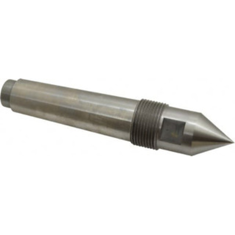 Riten 1-1/4 Head Diam, Steel Standard Point Solid Dead Center 4MT Morse Taper, 1-1/4 Point Diam, 2-1/32 Point Length 68604 – 00090316
