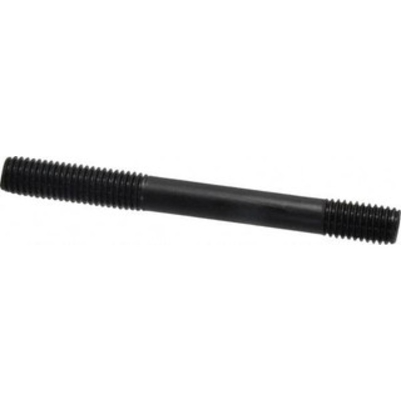 Gibraltar 1/2-13 5 OAL Unequal Double Threaded Stud Carbon Steel, Black Oxide Finish, 1-3/4 Long Thread Length, 3/4 Short Thread Length 40774G – 86776564