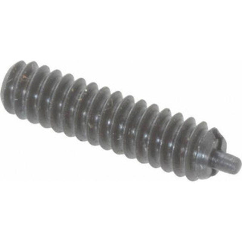 Gibraltar 6-32, 17/32 Thread Length, 1/16 Plunger Projection, Steel Threaded Spring Plunger 0.045 Max Plunger Diam, 17/32 Plunger Length, 1.5 Lb Init End Force, 4.5 Lb Final End Force SW10-1-G – 75468272