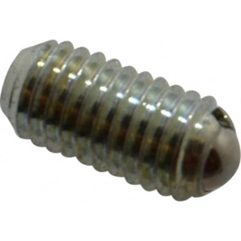 Gibraltar M8x1.25, 5mm Ball Diam, 16mm Body Length, 1.5mm Max Ball Reach, Threaded Ball Plunger Steel Body, Steel Ball, 1.12 Lb Initial End Force, 2.25 Lb Final End Force MSW10-5BLCZ-G – 06693436