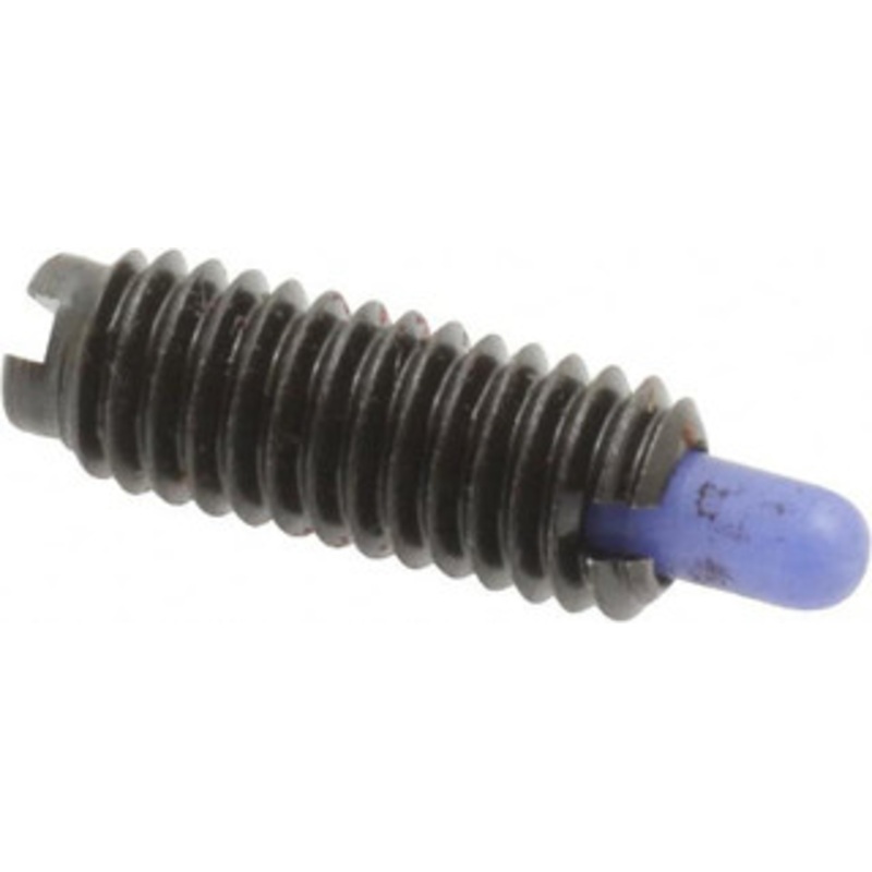 Jergens M6 x 1.0, 16mm Thread Length, 4mm Plunger Projection, Steel Threaded Spring Plunger 3.02mm Max Plunger Diam, 16mm Plunger Length, 0.23 Kg Init End Force, 2.72 Kg Final End Force 30372 – 82507260