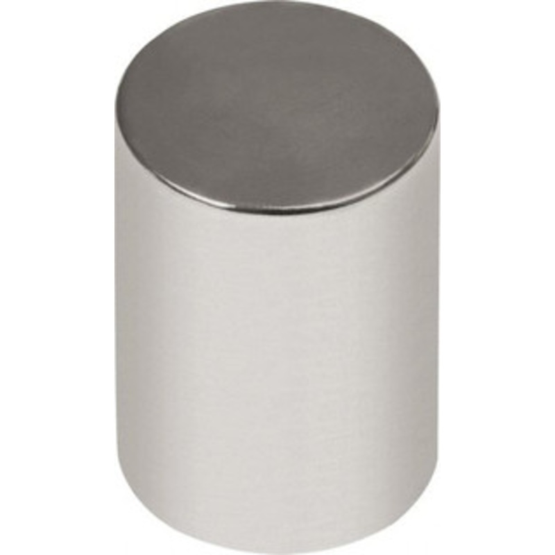 Mag-Mate 1/4 Diam x 1/2 High Neodymium Rare Earth Magnet 3.87 Lb Max Capacity, 180F Max, Nickel Plated NE2550NP42 – 39158449