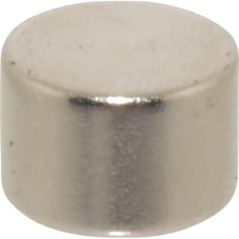 Mag-Mate 3/8 Diam x 1/4 High Neodymium Rare Earth Magnet 4.6 Lb Max Capacity, 200F Max, Nickel Plated NE3725NP35 – 71551865