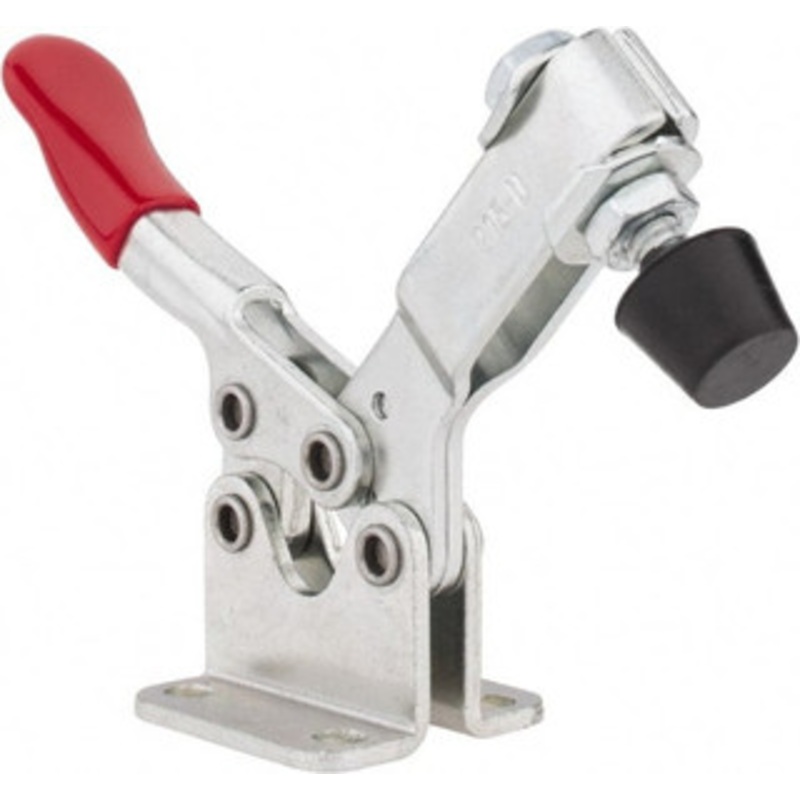 Destaco 200 Lb Holding Capacity, Horizontal Handle, Manual Hold Down Toggle Clamp 78 Handle Movement, 87 Bar Opening, U-Bar, Flanged Base, Electro-Plated Zinc, Carbon Steel 215-U – 76988187