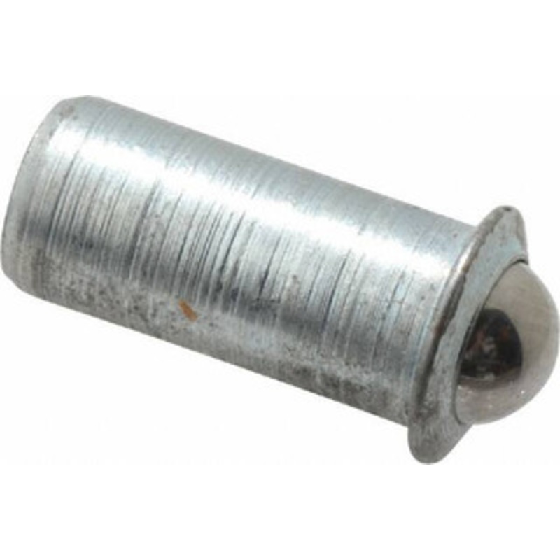 Gibraltar 0.394 Body Length x 3/16 Body Diam, 1 Lb Init to 2.5 Lb Final End Force, Steel Press Fit Ball Plunger 5/32 Ball Diam, 0.058 Max Ball Reach, 0.04 Flange Thickness SWPF10-3BLCZ-G – 59590554