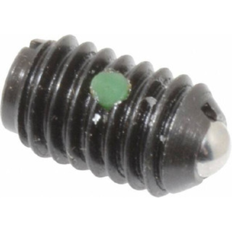 Gibraltar 3/8-16, 0.187 Ball Diam, 5/8 Body Length, 0.048 Max Ball Reach, Threaded Ball Plunger Steel Body, Steel Ball, 5 Lb Initial End Force, 10 Lb Final End Force, Locking Element 10015-G – 65220139