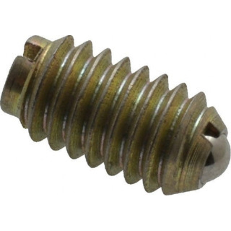 Gibraltar 5/16-18, 0.156 Ball Diam, 37/64 Body Length, 0.04 Max Ball Reach, Threaded Ball Plunger Steel Body, Steel Ball, 6 Lb Initial End Force, 17 Lb Final End Force 10013P-G – 65219768
