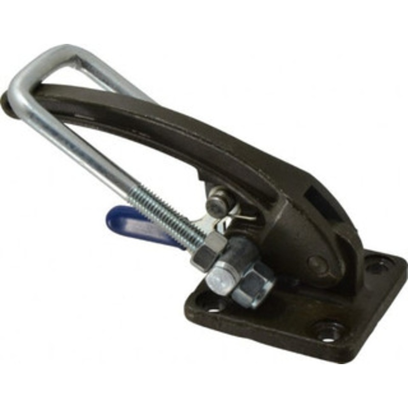 Gibraltar 7,500 Lb Capacity, Horizontal, U Hook, Flanged Base, Carbon Steel Pull Action Latch Clamp 2.19 Drawing Movement, 9.65 OAL, Threaded U Hook, Straight Handle GIB-LU-385-R – 75134957