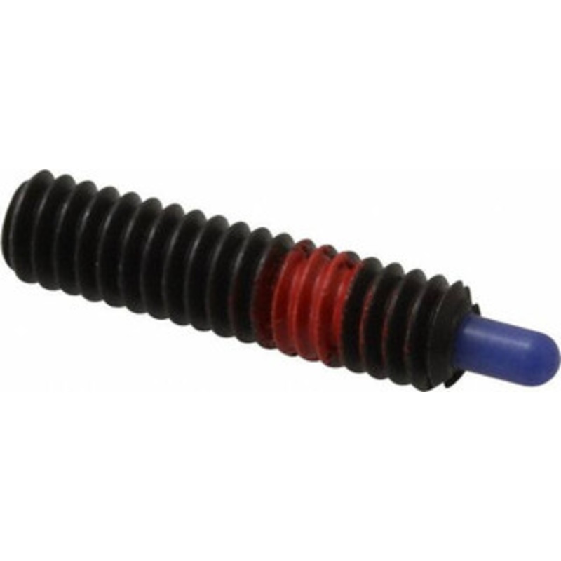 Jergens 1/4-20, 1 Thread Length, 3/16 Plunger Projection, Steel Threaded Spring Plunger 0.119 Max Plunger Diam, 1 Plunger Length, 3 Lb Init End Force, 13 Lb Final End Force, 1/8 Hex 30524 – 82410580