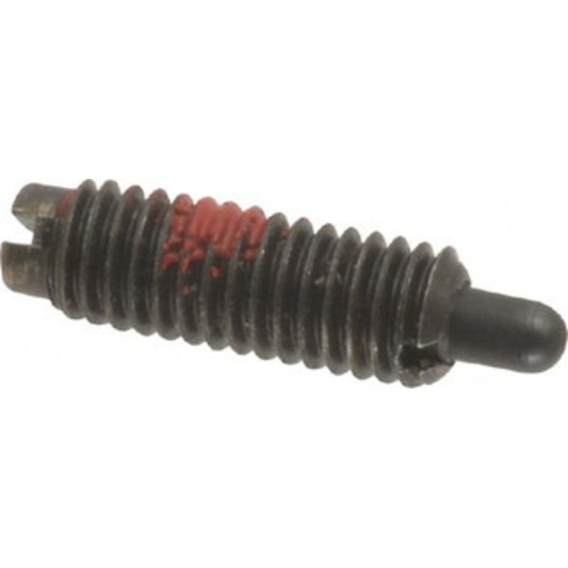 Jergens 10-32, 9/16 Thread Length, 1/8 Plunger Projection, Steel Threaded Spring Plunger 0.093 Max Plunger Diam, 9/16 Plunger Length, 0.5 Lb Init End Force, 5 Lb Final End Force 26703 – 82412065