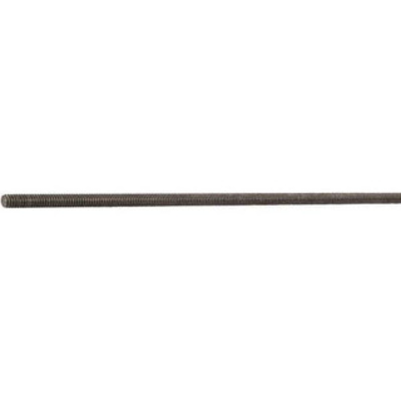 Made in USA 1/2-13 x 10 ft. Medium Carbon Steel General Purpose Threaded Rod Right Hand Thread, Uncoated, UNC 01117 – 57782674