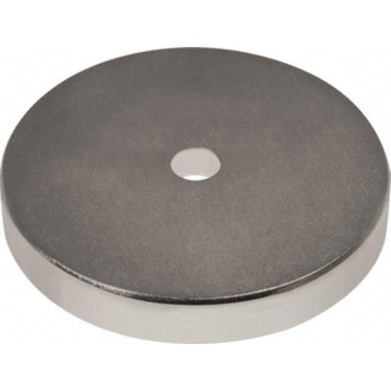 Mag-Mate 1-1/2 Long x 1-1/2 Diam x 1/8 High, 1 Mounting Hole, 45 Poles, Ring Neodymium Rare Earth Holding Magnet 33.7 Lb Average & 67.3 Lb Max Pull Force, 1/8 Mounting Hole, Through Hole Style, 180F Max Operating Temp CMP151212P2N42 – 92673813