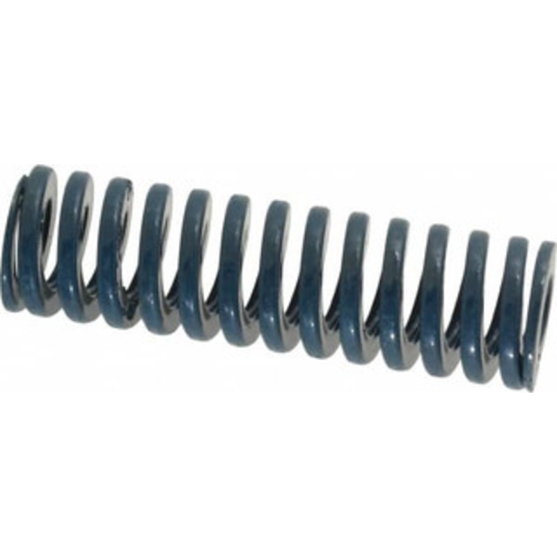 Danly 3/4 Hole Diam, 3/8 Rod Diam, 2-1/2 Free Length, Blue Die Spring 17.3 Lb Max Deflection, 0.94 Max Deflection, Medium Duty, Chromium Vanadium Steel 9-1210-21 – 76012665