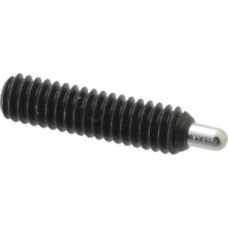 Gibraltar 1/4-20, 1 Thread Length, 3/16 Plunger Projection, Steel Threaded Spring Plunger 0.118 Max Plunger Diam, 1 Plunger Length, 1 Lb Init End Force, 4 Lb Final End Force, 5/64 Hex 57012XG – 02470003