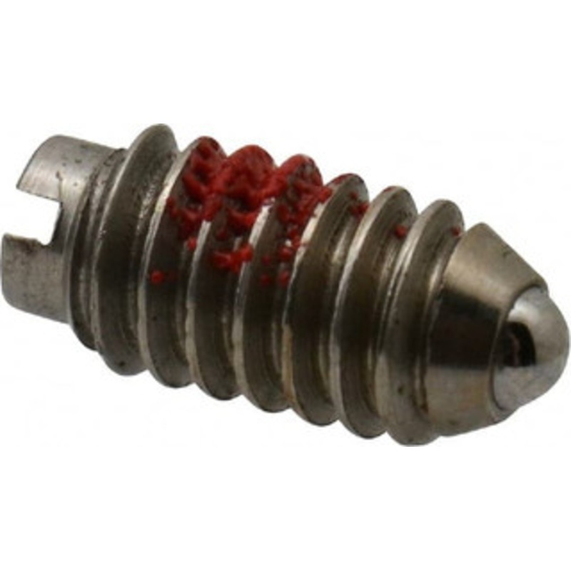 Gibraltar 5-40, 0.062 Ball Diam, 1/4 Body Length, 0.02 Max Ball Reach, Threaded Ball Plunger Stainless Steel Body, Stainless Steel Ball, 0.25 Lb Initial End Force, 0.75 Lb Final End Force, Locking Element 10002-G – 85508463