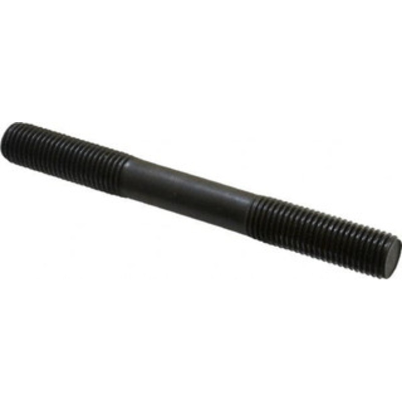 Gibraltar M16x2.0 150mm OAL Equal Double Threaded Stud Alloy Steel, Black Oxide Finish, 47mm Equal Thread Length, Metric 60609G – 74365834