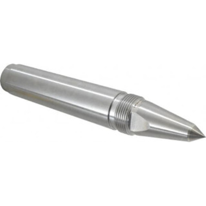 Royal 1.231 Head Diam, Carbide-Tipped Steel Long Point Solid Dead Center 4MT Morse Taper, 1/2 Point Diam, 7-5/16 OAL 11541 – 00100842