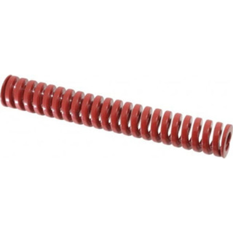 Danly 3/4 Hole Diam, 3/8 Rod Diam, 5 Free Length, Red Die Spring 21.2 Lb Max Deflection, 1.5 Max Deflection, Heavy Duty, Chromium Vanadium Steel 9-1220-26 – 76014711