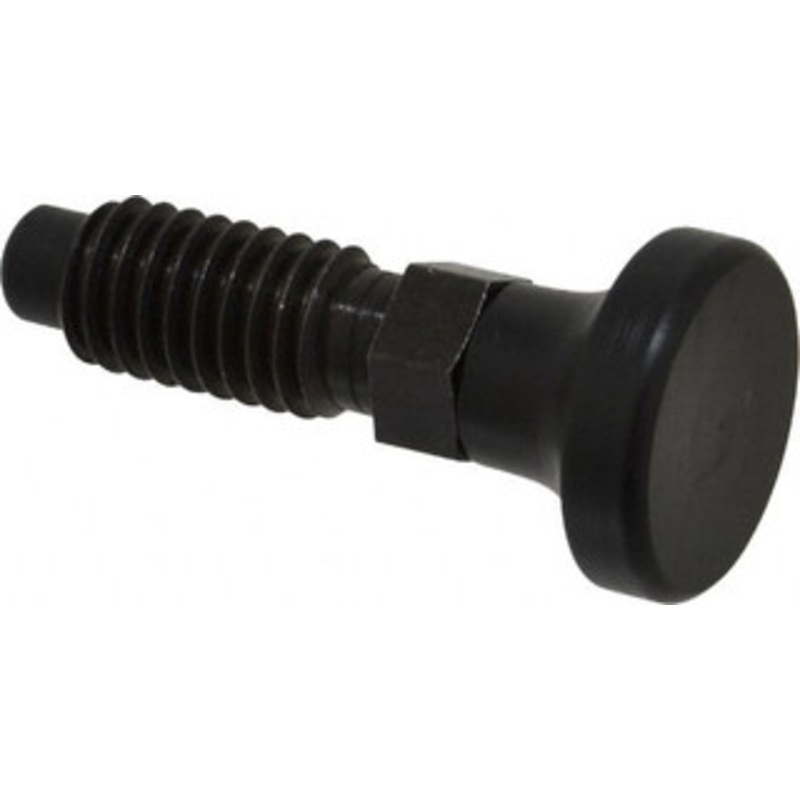 Gibraltar 3/8-16, 3/4 Thread Length, 1/4 Max Plunger Diam, 0.25 Lb Init to 2 Lb Final End Force, Knob Handle Plunger Delrin Knob, 0.94 Body Length, 3/4 Length Under Head/Shoulder, 0.19 Plunger Projection DKN38-PT-G – 40074460