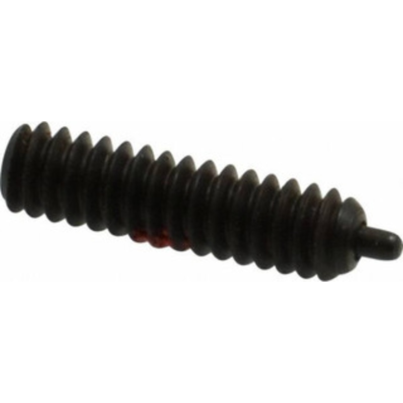 Gibraltar 6-32, 17/32 Thread Length, 1/16 Plunger Projection, Steel Threaded Spring Plunger 0.045 Max Plunger Diam, 17/32 Plunger Length, 1.5 Lb Init End Force, 4.5 Lb Final End Force, 1/16 Hex 57001G – 02469864