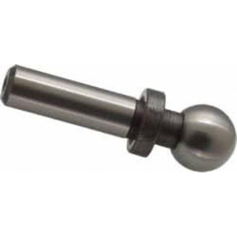 Gibraltar 1/2 Ball Diam, 5/16 Shank Diam, Steel Inspection Tooling Ball Slip-Fit Shank, 1-1/2 Ball Center to Shank Bottom, 1/2 Ball Center to Shoulder Bottom, with Shoulder 826825-G – 64214349