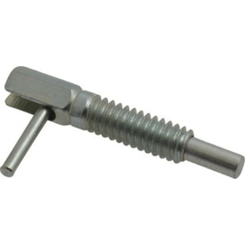 Gibraltar 1/4-20, 0.8 Thread Length, 0.16 Plunger Diam, 0.5 Lb Init to 2.5 Lb Final End Force, Steel Locking L Handle Plunger 1-1/4 Body Length, 0.8 Length Under Head, 0.38 Plunger Projection LL-1-G – 64168545