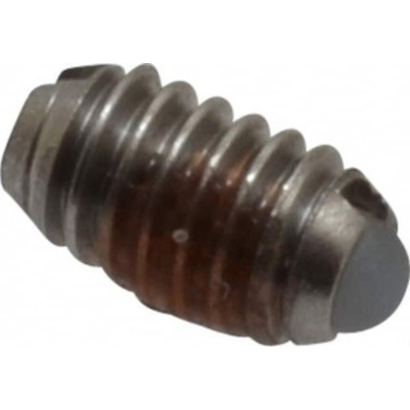 Gibraltar 4-48, 0.062 Ball Diam, 0.187 Body Length, 0.02 Max Ball Reach, Threaded Ball Plunger Stainless Steel Body, Nylon Ball, 0.13 Lb Initial End Force, 0.5 Lb Final End Force, Locking Element SSWN10-11BP-G – 06694434