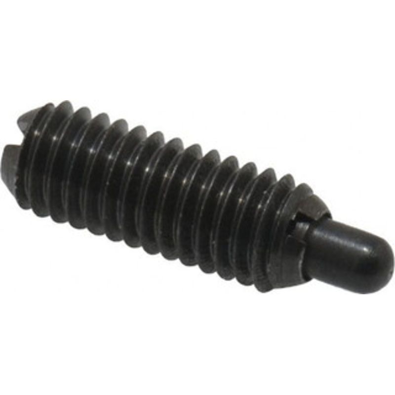 Gibraltar M6 x 1.0, 16mm Thread Length, 4mm Plunger Projection, Steel Threaded Spring Plunger 3.02mm Max Plunger Diam, 0.23 Kg Init End Force, 2.72 Kg Final End Force MSW10-4FS-PT-G – 03313335