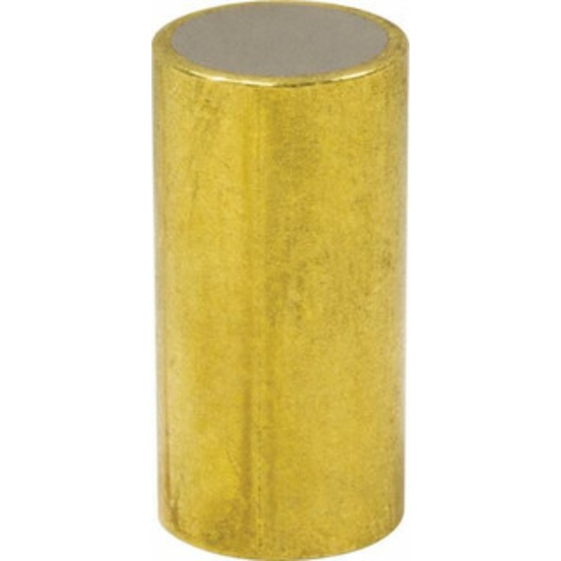 Mag-Mate 3/8 Diam x 3/4 High, 0.2 Lb Average & 0.4 Lb Max Pull Force, Brass Alnico Shielded Magnet 800F Max Operating Temp, 0.032 Wall Thickness, Grade 5 Alnico ABS3775 – 83145896