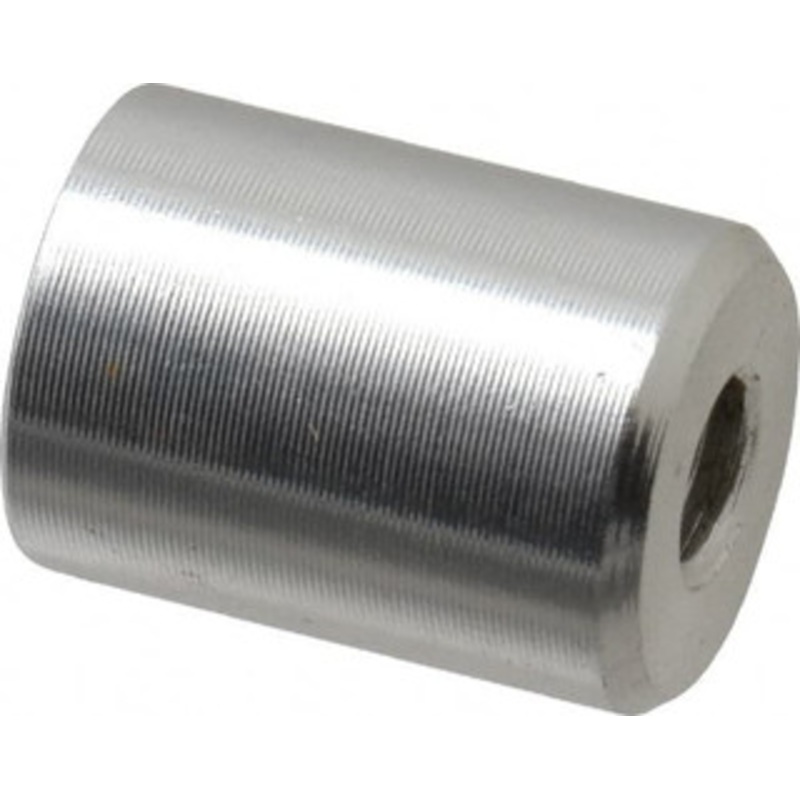 Mag-Mate 8-32 Thread, 3/8 Diam, 1/2 High, 0.65 Lb Average Pull Force, Neodymium Rare Earth Pot Magnet 1/4 Tapped Hole Depth, Nickel Plated, Aluminum Insulated N375T – 81745853