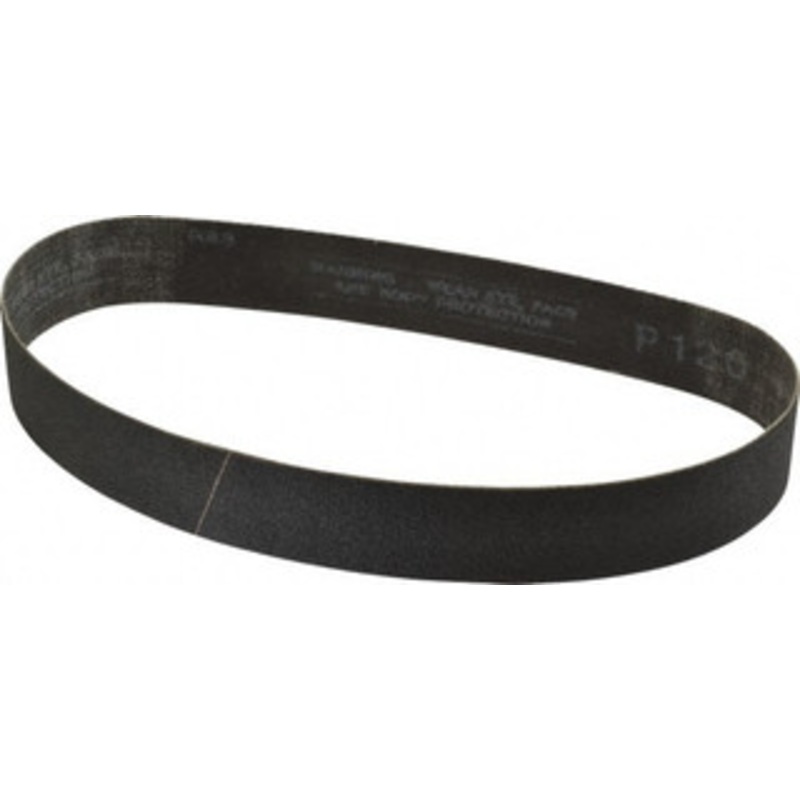 Made in USA 1-1/8 Wide x 21 OAL, 120 Grit, Silicon Carbide Abrasive Belt Silicon Carbide, Fine, Coated, X/Y Weighted Cloth Backing, Wet/Dry, Series S181 801034-48455 – 63176788