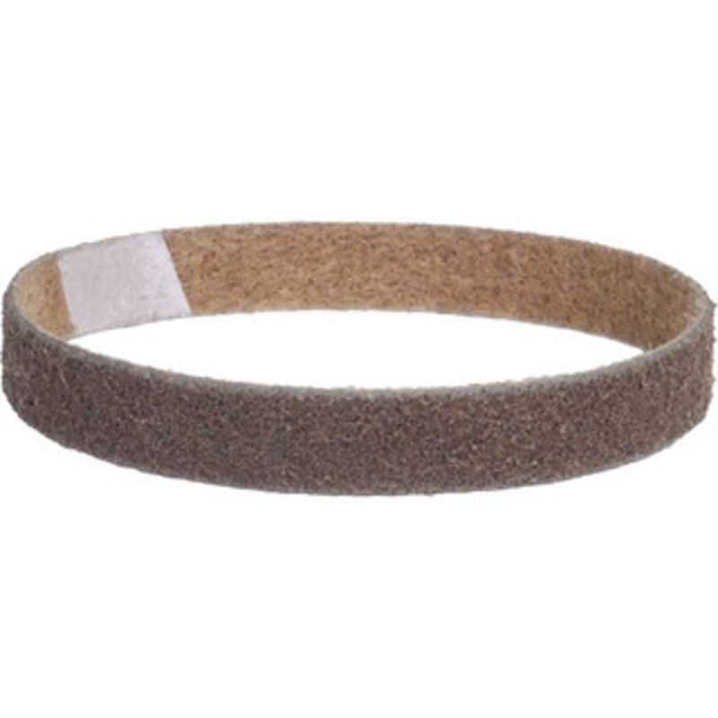 Norton 1 Wide x 21 OAL, Aluminum Oxide Abrasive Belt Aluminum Oxide, Coarse, Nonwoven, Cloth Backing 66623333412 – 65398109