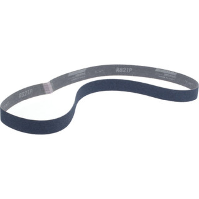 Norton 1 Wide x 42 OAL, 80 Grit, Zirconia Alumina Abrasive Belt Zirconia Alumina, Medium, Coated, Y Weighted Cloth Backing, Dry, Series R821 78072726902 – 85117083
