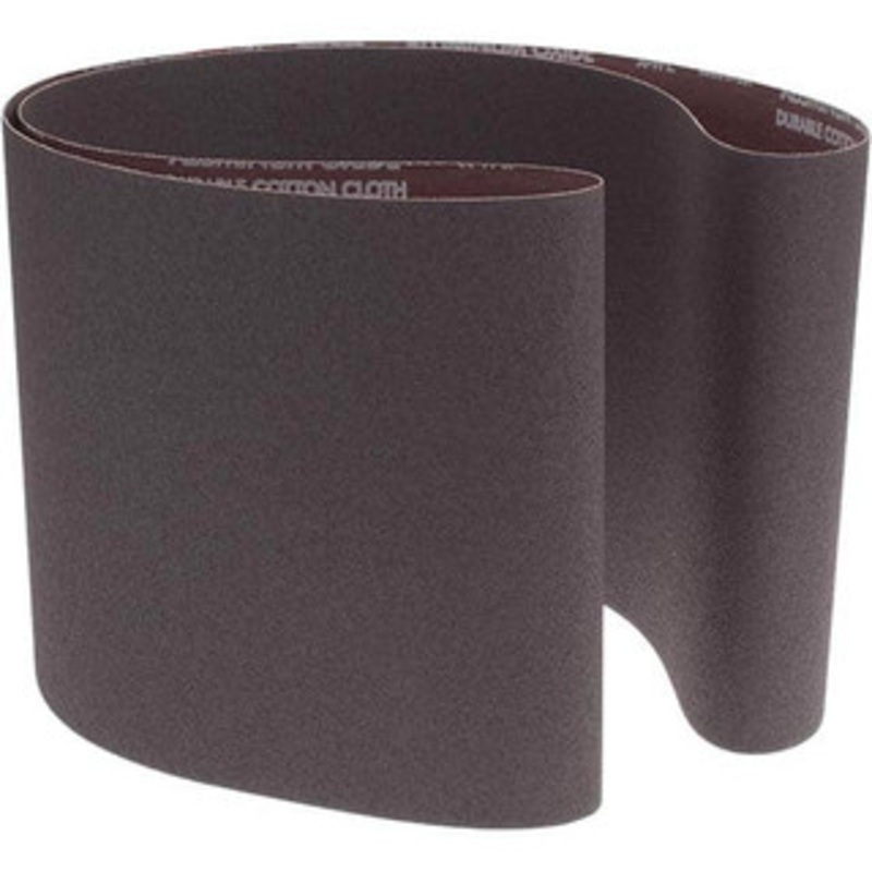 Norton 10 Wide x 70-1/2 OAL, 80 Grit, Aluminum Oxide Abrasive Belt Aluminum Oxide, Medium, Coated, X Weighted Cloth Backing, Series R228 78072722820 – 05805080