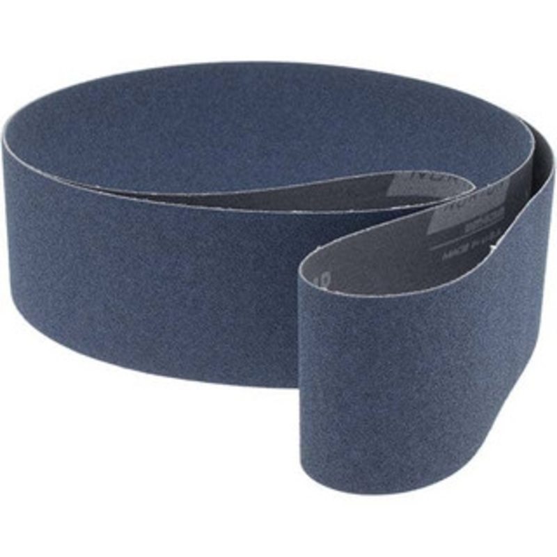 Norton 2-1/2 Wide x 60 OAL, 80 Grit, Zirconia Alumina Abrasive Belt Zirconia Alumina, Medium, Coated, Y Weighted Cloth Backing, Dry, Series R821 78072727231 – 06398762
