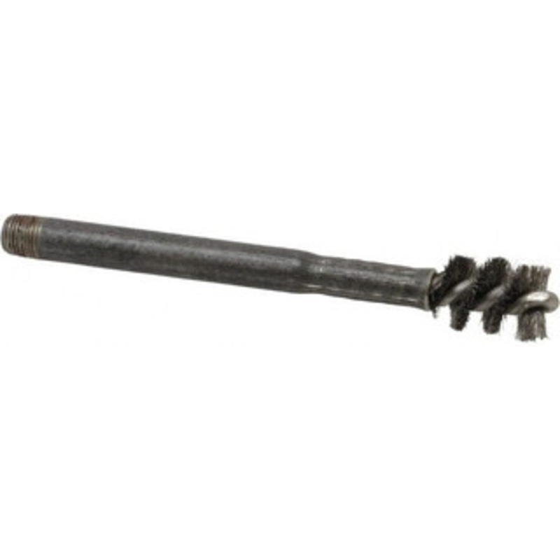 Red Head 1-1/2 Long x 5/8 Diam Steel Wire Brush Single Spiral, 3/8 Anchor Size, 4-7/8 OAL, 0.438 Shank Diam WB-038 – 66594185