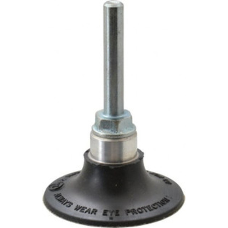 Standard Abrasives 2 Diam Quick-Change Type S Disc Backing Pad 1/4 Shank Diam, Medium Density, 25,000 RPM, SocAtt Compatible 7000122297 – 00537670