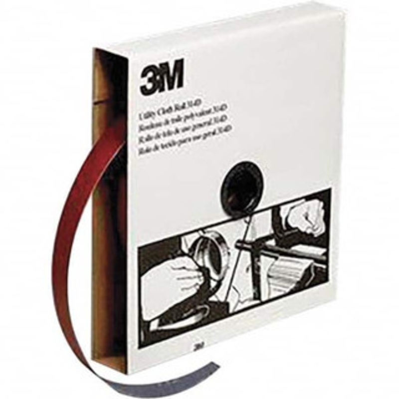 3M 1 x 50 Yd 280 Grit Aluminum Oxide Shop Roll Extra Fine Grade, J Weighted Cloth Backing 7000118507 – 06363428