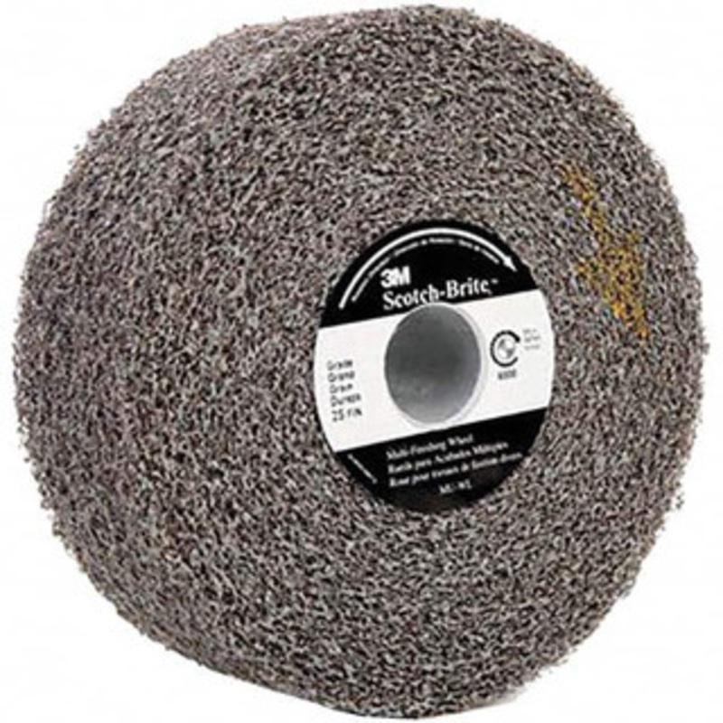 3M 6 Diam, 2 Face Width, 1 Center Hole, Fine Grade, Silicon Carbide Deburring Wheel Convolute, Soft Density 2 Grade, 6,000 RPM 7000028446 – 01175637