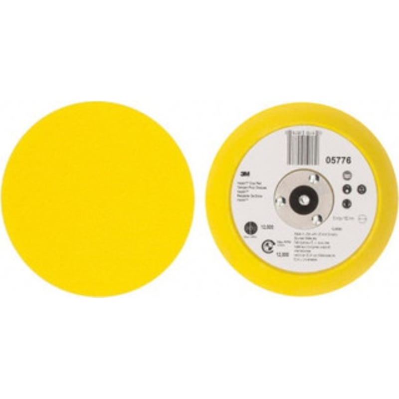 3M 6 Diam Hook & Loop Disc Backing Pad Medium Density, 12,000 RPM 7100041779 – 03908316