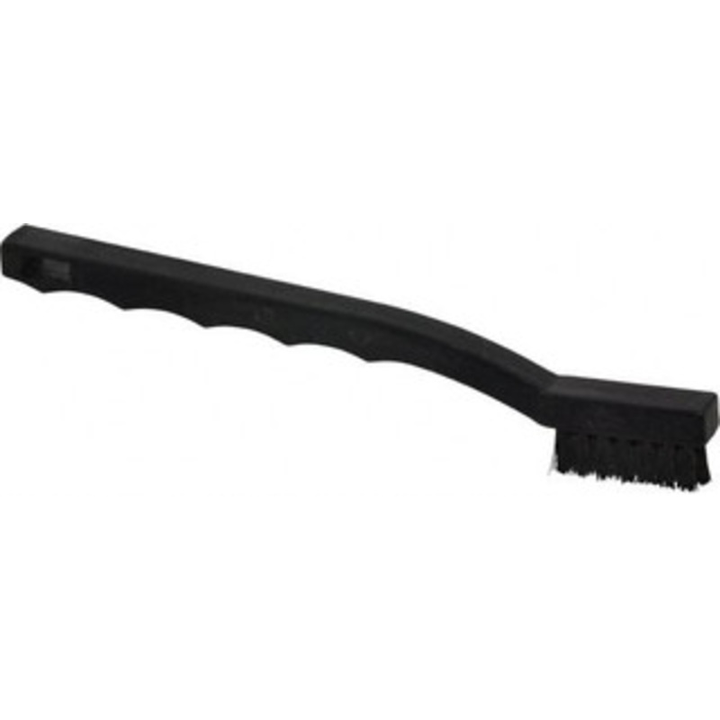 Made in USA 3 Rows x 7 Columns Hair Platers Hand Brush 1-1/2 Brush Length, 7-1/4 OAL, 1/2 Trim Length, Plastic Toothbrush Handle P8138-HH – 00358879