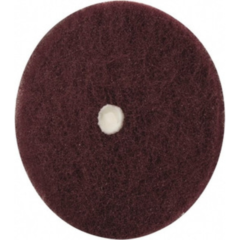 Merit Abrasives 5 Diam, Medium Mounted Scrubber Buffing Wheel 1 Ply, Very Fine Grade, 1/4 Shank Diam, 4,000 RPM 66254416298 – 84525443