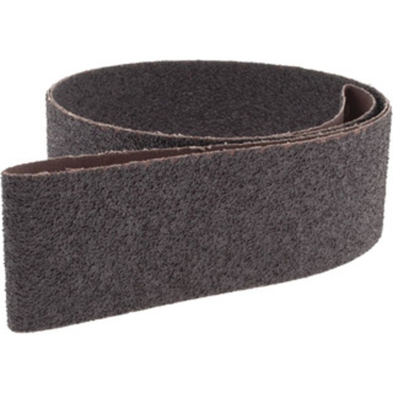 Norton 2 Wide x 48 OAL, 36 Grit, Aluminum Oxide Abrasive Belt Aluminum Oxide, Very Coarse, Coated, X Weighted Cloth Backing, Series R228 78072721255 – 89803811