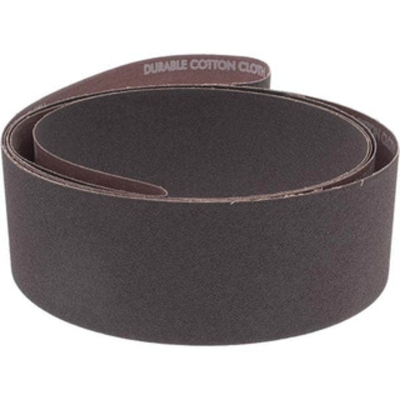 Norton 3 Wide x 132 OAL, 80 Grit, Aluminum Oxide Abrasive Belt Aluminum Oxide, Medium, Coated, X Weighted Cloth Backing, Series R228 78072721880 – 05800081