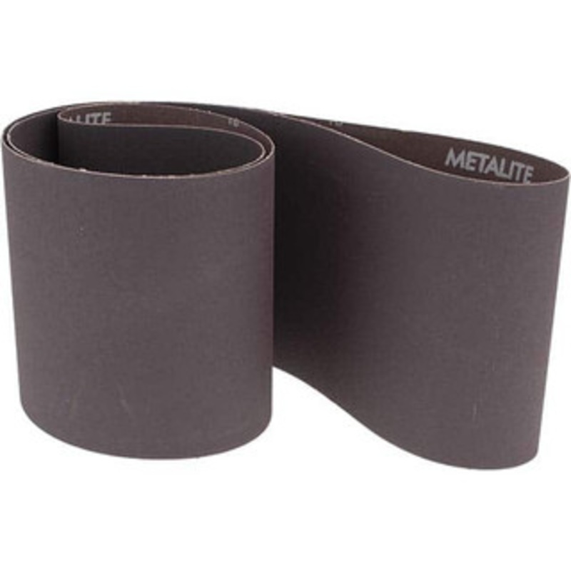 Norton 6 Wide x 60 OAL, 120 Grit, Aluminum Oxide Abrasive Belt Aluminum Oxide, Fine, Coated, Series R228 78072763882 – 82114513