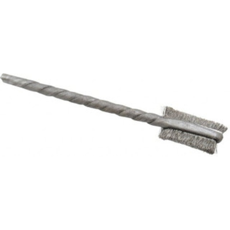 Osborn 1/4 Diam Flat Steel Tube Brush 0.003 Filament Diam, 9/16 Brush Length, 2-1/8 OAL, 3/32 Diam Shank 0003502100 – 03262045