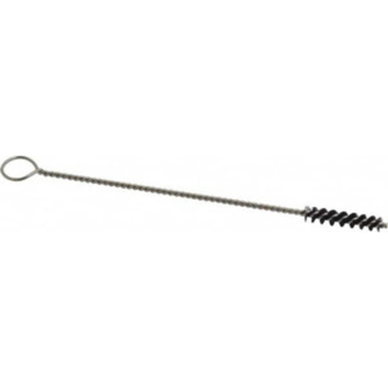 PRO-SOURCE 1 Long x 5/32 Diam Nylon Bristle Brush Single Spiral, 4 OAL, 0.003 Filament Diam, 0.062 Shank Diam 05168 – 03716917