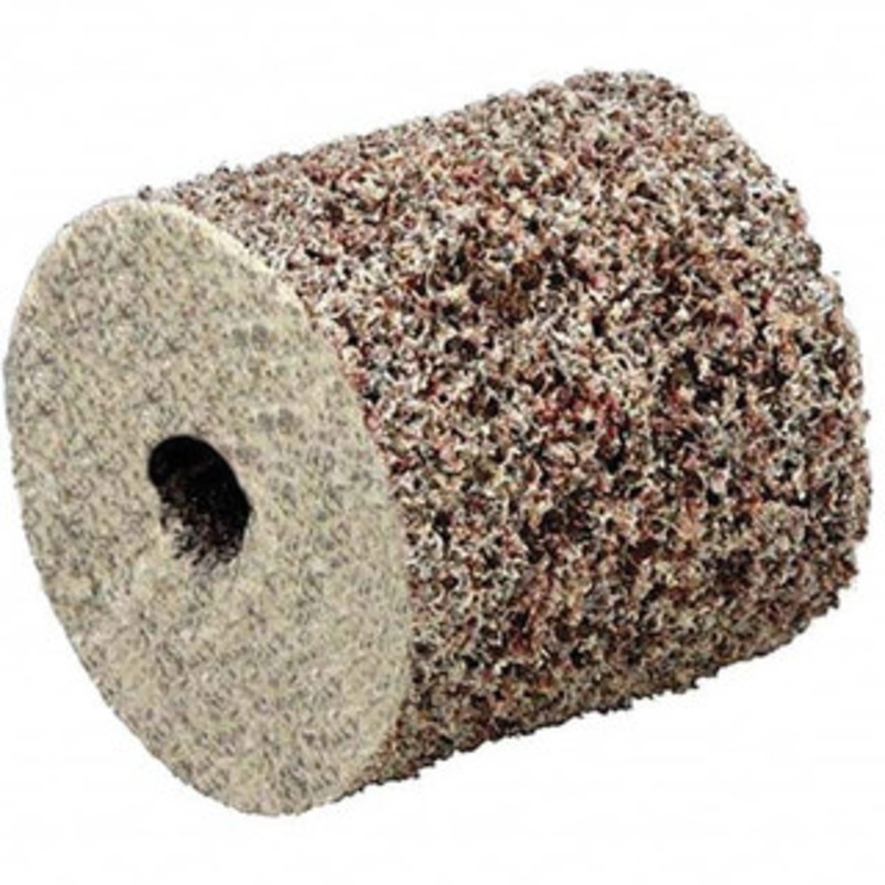 3M 1-1/2 Diam, 1/4 Face Width, 3/16 Center Hole, Coarse Grade, Aluminum Oxide Deburring Wheel Unitized, Hard Density 8 Grade, 30,100 RPM 7010309296 – 01175009