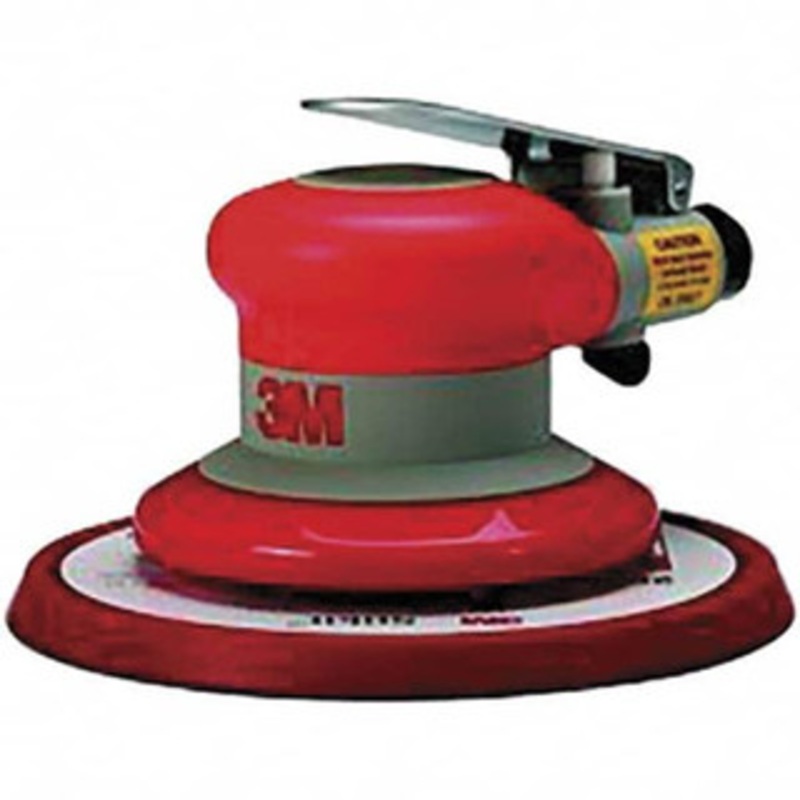 3M 12,000 OPM, 17 CFM Air Consumption, 90 psi Air Pressure, Palm Air Orbital Sander Round Pad, 3/8 Inlet 7000148143 – 67947663